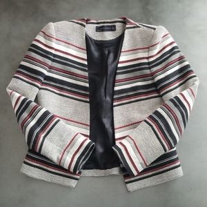 Zara striped blazer